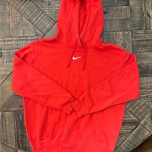 NIKE Pullover Hoodie with White Swoosh